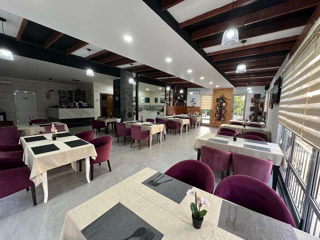 Breakfast room at Hotel Halibas in Ulcinj, Montenegro