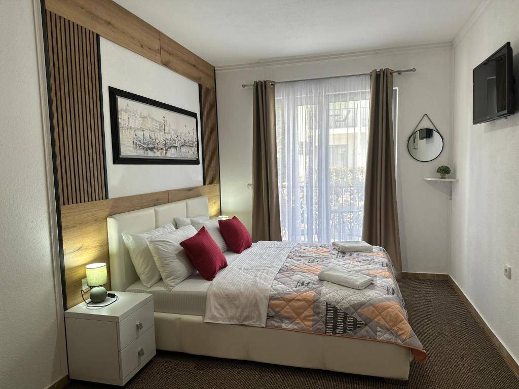 Guest room interior 2 at Hotel Halibas in Ulcinj, Montenegro